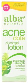 ALBA BOTANICA:  Acnedote Oil Control Lotion Oil-Free, 2 oz