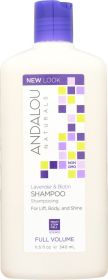 ANDALOU NATURALS: Full Volume Shampoo Lavender and Biotin, 11.5 Oz