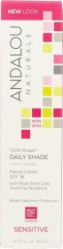 ANDALOU NATURALS: 1000 Roses Daily Shade Facial Lotion SPF 18, 2.7 oz